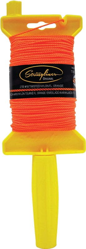 Stringliner 11706 Line Reel, 500 ft L Line, Fluorescent Orange Line ...