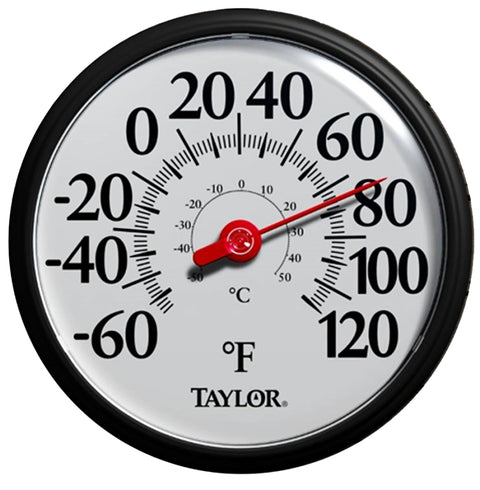 THERMOMETR IN/OUT BLK 13.25 IN