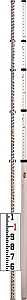 Bosch 06-816C Telescoping Leveling Rod Rectangular, Feet/Inches/8ths Graduation, Aluminum