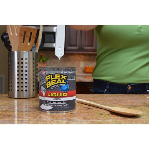 Flex Seal Family of Products Flex Seal Gray Liquid Rubber Sealant Coating 128 fl. oz., Pack of 2