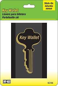 Hy-Ko KC168 Key Wallet, Plastic