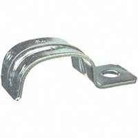Halex 62191B 1-Hole Service Entrance Cable Strap, 8 to 4 AWG, Steel