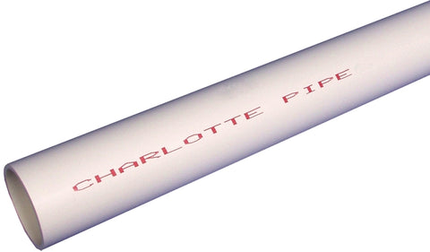 Charlotte Pipe PVC 04007 0600 Pipe, 3/4 in, 10 ft L, SCH 40 Schedule, PVC