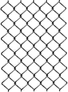 Rangemaster 10661 EZ Roll Chain-Link, 50 ft L, 72 in H, 12-1/2 Gauge, Zinc
