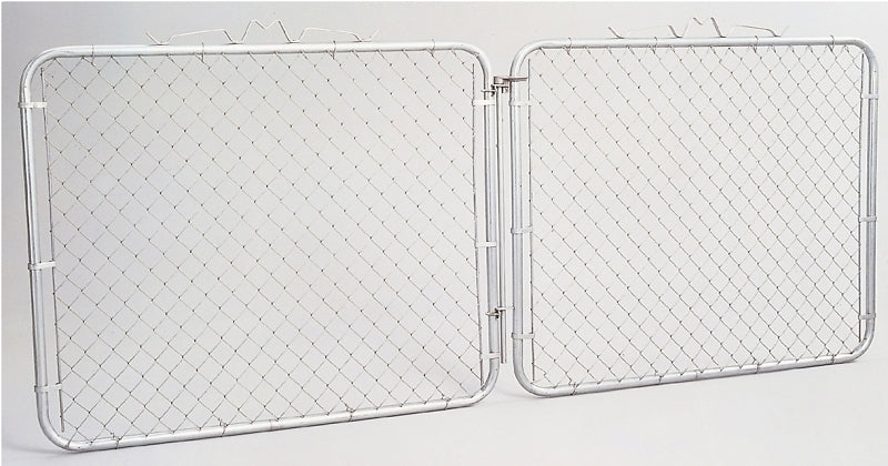 Stephens Pipe & Steel GTB12072 Chain-Link Drive Gate, 10 ft W Gate, 72 ...