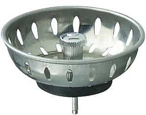 Plumb Pak PP22022 Basket Strainer, Stainless Steel, For: Sink