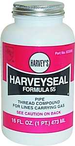 Harvey 025080 Pipe Thread Compound, 16 fl-oz Jar, Liquid, Paste, Yellow