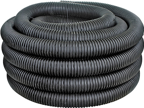 ADS 04010100 Pipe Tubing, Perforated, HDPE, 100 ft L