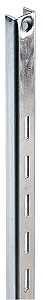 Knape & Vogt 80 80 ANO 72 Shelf Standard, 320 lb, 16 ga Thick Material, 5/8 in W, 72 in H, Steel, Anochrome
