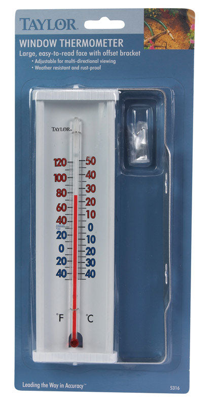 Taylor 8 in. Indoor and Outdoor Tube Thermometer