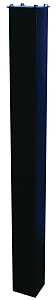 Mail Boss 7121 Spreader Plate, Black, 43 in L, 4 in W, 4 in H, Steel, Galvanized
