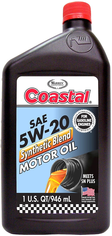 Warren 01601 Motor Oil, 5W-20, 946 mL, Pack of 12