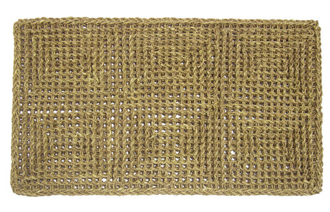 WJ Dennis Natural Seagrass Nonslip Doormat 30 in. L x 18 in. W