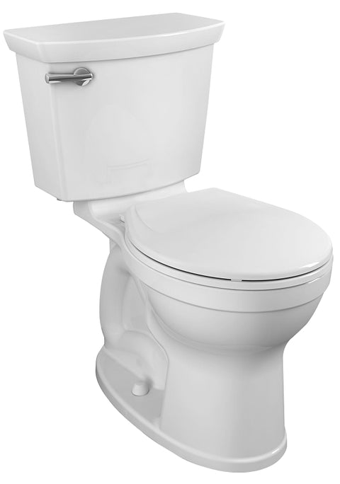 American Standard Champion 4 Series 747BA107SC.020 Flush Toilet, Round Bowl, 1.28 gpf Flush, 12 in Rough-In, White