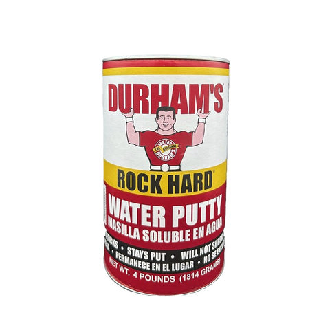 Durham's 4 Water Putty, Natural Cream, 4 lb, Can