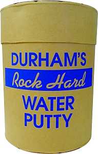 Durham's 25 Water Putty, Natural Cream, 25 lb, Can