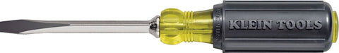 Klein Tools 600-4 Screwdriver, 1/4 in Drive, Keystone Drive, 8-11/32 in OAL, 4 in L Shank, Acetate Handle