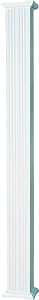 AFCO 80608 Column, 8 ft H, Square, Aluminum, White