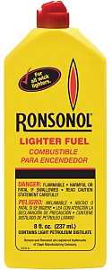 Ronson 99062 Lighter Fuel, Liquid, Clear, 8 oz, Pack of 24