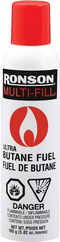 Ronson Multi-Fill 99148 Butane Fuel, 165 g Refill Pack, Pack of 12