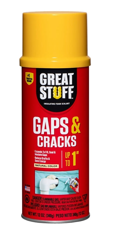 Great Stuff 157901 Foam Sealant, Yellow, 12 oz Can