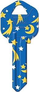 Hy-Ko 16010KW1-03 Key Blank, Brass, Painted, For: Kwikset KW1, Titan KW10 Keyways, Pack of 10