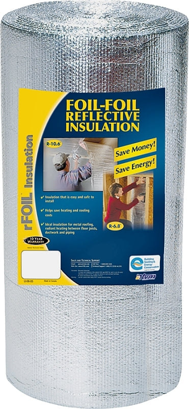 Innovative Energy W757 Construction Insulation, 50 ft L, 48 in W, Polyethylene