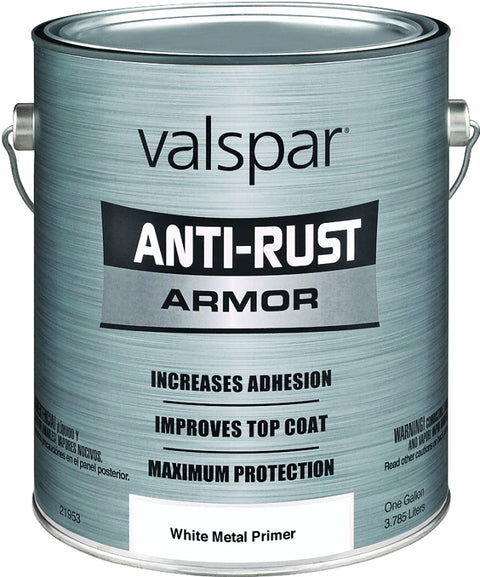 Valspar 044.0021852.007 Primer, Galvanized, White, 1 gal, Pack of 2