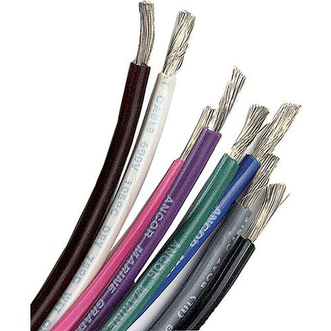 Ancor 182803 Marine Grade Tinned Copper Primary Wire, #16 AWG, 25', Red