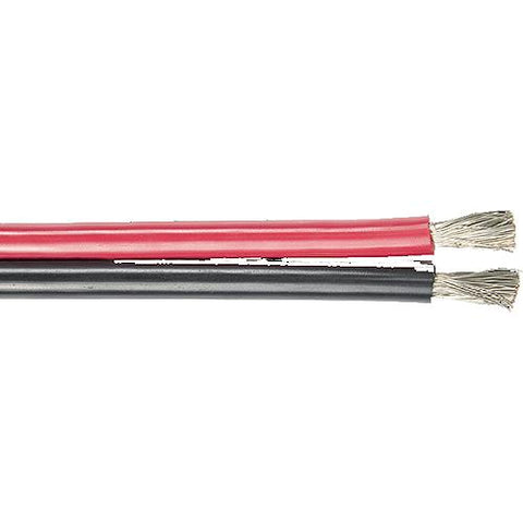 Ancor 121602A Marine Grade Bonded Cable, 6/2, 25', Red/Black