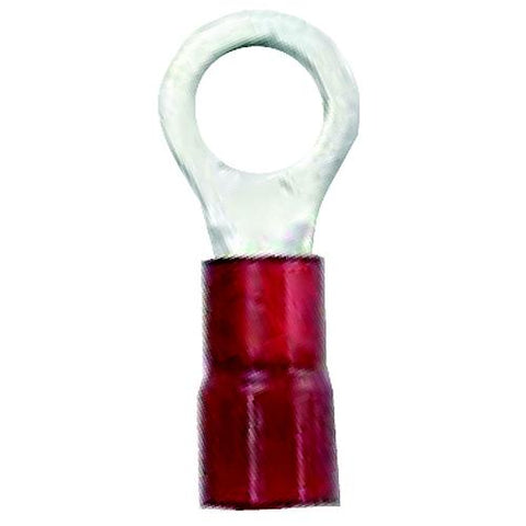 Ancor 230205 Marine Grade Nylon Insulated Ring Terminals, 5/16″ Fastener, 22-18 Wire, Red, 5/Pk, Pack of 10, Pack of 10