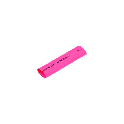 Ancor 305603 Marine Grade Adhesive Lined Heat Shrink Tubing, 1/2" x 3" , Red, 3/Pk, Pack of 5