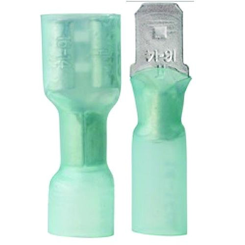 Ancor 317903 Marine Grade Heat Shrink Disconnects, 16-14 Male, Blue, 3/pk, Pack of 10