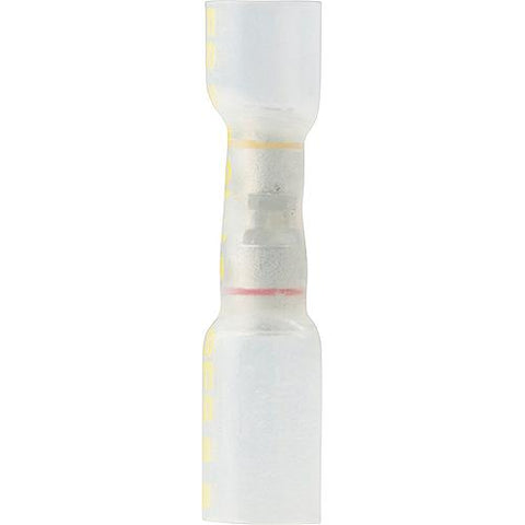Ancor 320325 Heat Shrink Step-Down/Multi Wire Butt Connectors, Clear w/Yellow Dashes, 25/Pk