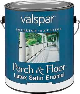 Valspar Medallion 1500 Series 027.0001533.007 Porch and Floor Paint, Satin, Light Gray, 1 gal, Pack of 2