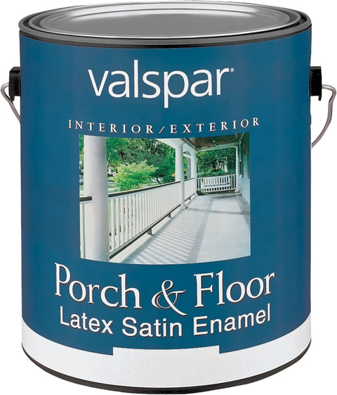 Medallion 1500 Series 027.0001533.007 Porch and Floor Paint, Satin Sheen, Light Gray, 1 gal, 400 sq-ft/gal Coverage Area, Pack of 2