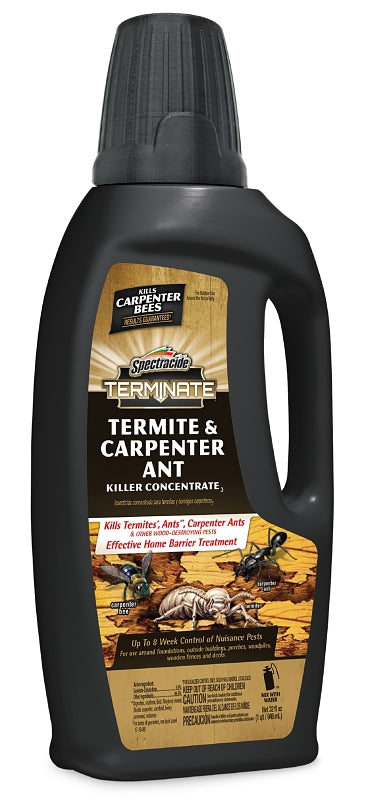 Spectracide Triazicide HG-96410 Termite and Carpenter Ant Killer, Liquid, 32 oz