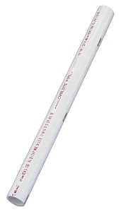 Charlotte Pipe PVC 07400 0200 Cut Pipe, 4 in, 2 ft L, SCH 40 Schedule, PVC, White