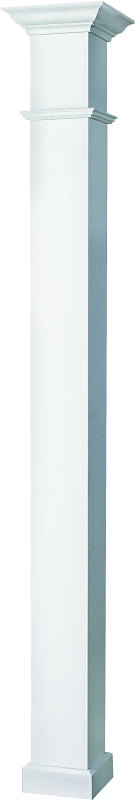 AFCO 800WC0710 Decorative Column, Aluminum, White – Shell Lumber and ...