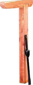 Architectural Mailboxes Cedar Drive-In Post - Easy Install Mailbox Post, No Digging Required