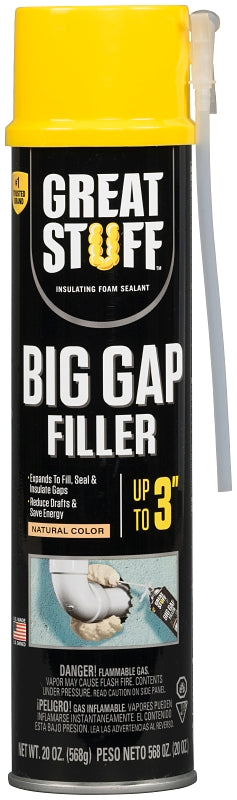 Great Stuff 157913 Triple Expanding Foam Sealant, Yellow, 20 oz Can