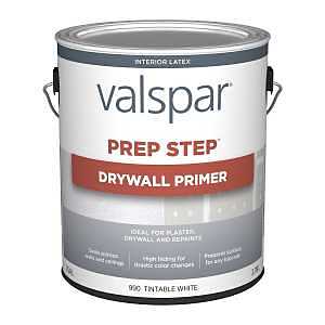 Valspar 044.0000990.007 Primer, White, 1 gal, Can, Pack of 4