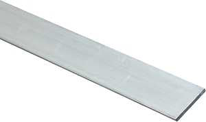 Stanley Hardware 4200BC Series N247-106 Flat Bar, 1-1/2 in W, 48 in L, 1/8 in Thick, Aluminum, Mill