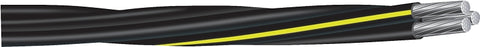 Southwire 4/0 4/0 4/0 URD Series Building Wire, Yellow Sheath, #4/0 AWG Wire, 3-Conductor, 500 ft L, Aluminum Conductor