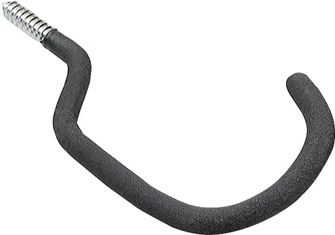 Crawford SH18-25 Bike Hanger, 40 to 75 lb, Screw, Steel, Black, Zinc