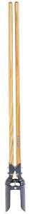 Seymour 21200 Post Hole Digger, Triple Riveted Blade, HCS Blade, Hardwood Handle, Square Cut Handle, 59 in OAL