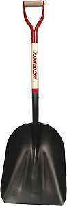 Razor-Back 53121 Scoop Shovel, 14-1/4 in W Blade, 19 in L Blade, Steel Blade, Hardwood Handle, D-Shaped Handle