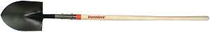 Razor-Back 45519 Shovel, 8-7/8 in W Blade, Steel Blade, Hardwood Handle, Straight Handle, 48 in L Handle