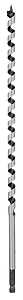 Irwin 3043005 Auger Drill Bit, 1/2 in Dia, 17 in OAL, Twist Flute, 1-Flute, 3/8 in Dia Shank, Quick-Change Impact Shank