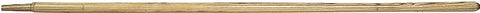 Link Handles 66644 Hoe Handle, 1-1/4 in Dia, 60 in L, Ash Wood, Clear